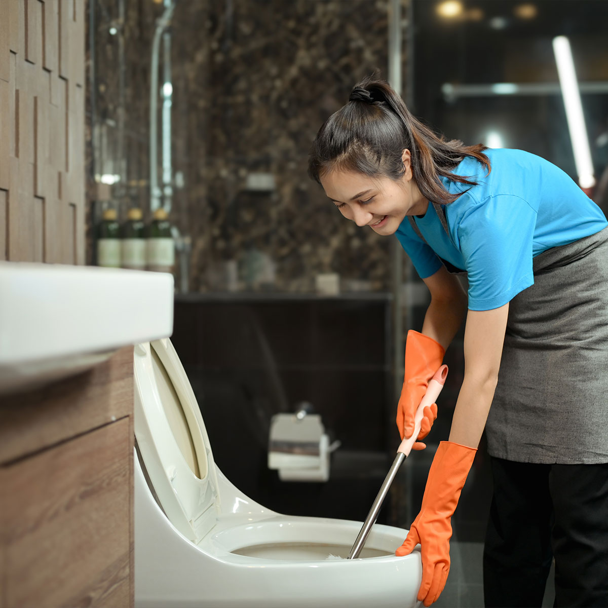 04 Restroom Cleaning