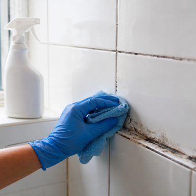 person told me how to clean shower mold